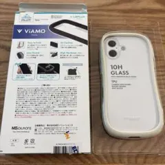 iPhone16 ケース　10Hガラス　ViAMO ホワイト　定価3000円程度