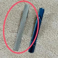 ネクタイピン　シンプル　上品　シルバー 網　ビジネス フォーマル 新品未使用