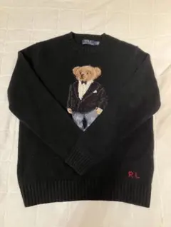 「Polo Ralph Lauren」ポロベアニット　黒のサムネイル