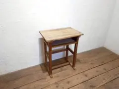 1858 레트로 오래된 나무 책상 테이블 작업대 학교 책상 오래된 가구 빈티지