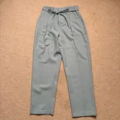 水色ウエストリボン付き スラックス