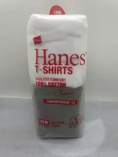 Hanes ロングスリーブ Tシャツ Lサイズ 2枚セット