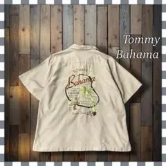 Tommy Bahama トミーバハマ シルク バック刺繍 半袖アロハシャツXLのサムネイル