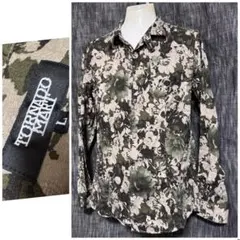 TORNADO MART トルネードマート 花柄シャツ y2k 光沢 ストレッチ