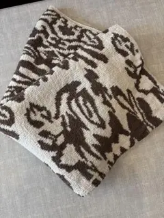 Kashwere ダマスクブランケット ブラウンアイボリー