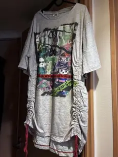 ScoLar スカラー 半袖 Tシャツ チュニック丈