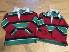 ラルフローレン　ラガーシャツ　120 と100