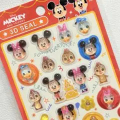 ディズニー ミッキー＆フレンズ 3Dデコレーションシール