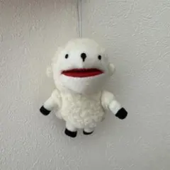 羊のぬいぐるみキーホルダー　ヘーベルハウス　ラムくん