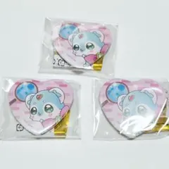 名探偵プリキュア シュシュタン ハート型缶バッジ ラウンドワン - メルカリ