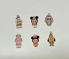 キャラクターエナメルチャーム6個セット