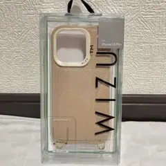 wizu iPhone15Pro スマホケース レザー ショルダー　ベージュのサムネイル