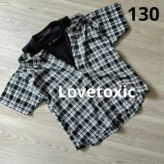 Lovetoxic☆ラブトキシック☆肩出しシャツ☆130