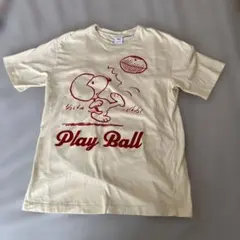 美品　ZARA PEANUTS スヌーピー Play Ball Tシャツ　S
