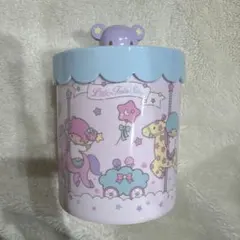 レトロ リトルツインスターズ キキとラララ 陶器製 小物入れ