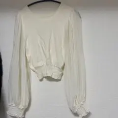 COCODEAL 長袖ブラウス ホワイト 美品‼️のサムネイル