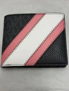 MICHAELKORSストライプ二つ折り財布