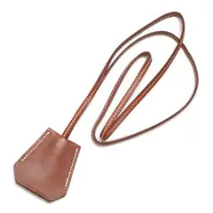 WET マルジェラ期　エルメス　クロシェット　ダークブラウン HERMES クロシェット キーリング ネックレス ダークブラウン