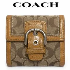 2026年最新】COACH カラー：ベージュ系 レディース 二つ折り財布の人気