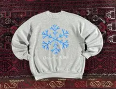 vintage 90's メキシコ製 スノーフレーク スウェット グレー L