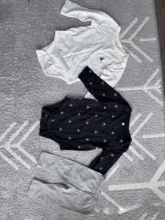 babyGAP ロンパース2枚　ズボン1枚セット