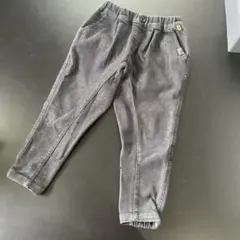 キッズ ブラック デニムパンツ ロングパンツ