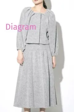 グレースコンチネンタル Diagram セットアップ　 ウール素材で暖かいです。