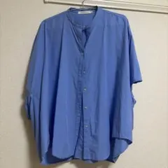アメリカンホリック接触冷感＋ＵＶカット　ギャザースリーブブラウスM 美品 中古