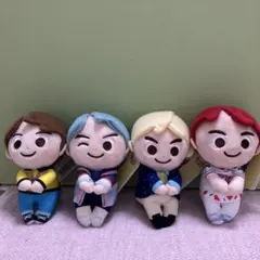ちょっこりさん TinyTAN ぬいぐるみ4体セット　BTS 防弾少年団　タグ付