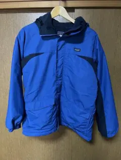 Patagonia フリースライニング ジャケット 青　kids XL