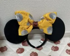【美品】東京ディズニーランド　カチューシャ 30周年 ミニーマウス　イエロー