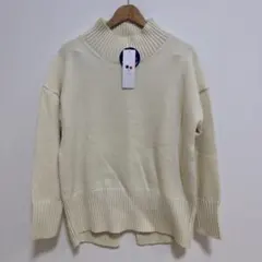 【新品未使用】A.V.V アーヴェヴェ（L）長袖 ニット セーター クリーム色