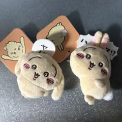 ちいかわ　うさぎ だらけ くじ　ぬいぐるみバッジ　２種セット