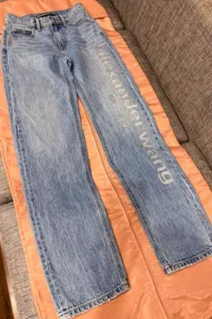 アレキサンダーワンAlexander wangのロゴ入りデニムパンツのサムネイル