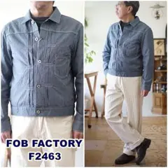 FOB FACTORY エフオービー ヒッコリー　Gジャン 2463 サイズLのサムネイル