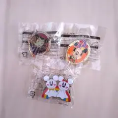 ディズニー ピンバッチ2個セット モンスターズ・インク/ミニー/デイジー ディズニー シー 25周年 ピンバッジ ミニー デイジーアブーズバザール