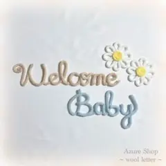 【即購入OK】ウールレター Welcome Baby ニューボーンフォトセット
