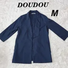 DOUDOU Mサイズ 七分袖ジャケット　薄手　羽織り　アウターのサムネイル