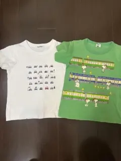familiar 車イラスト 江ノ電　スヌーピーTシャツ 2枚セット