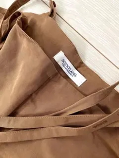 アーバンリサーチ ブラウン サロペット ストレッチ素材