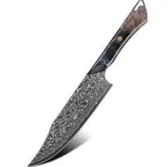 V金10号 67層ダマスカス鋼 黒染め 牛刀 21cm レジン柄のサムネイル