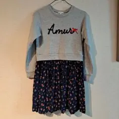 a.v.v 長袖スウェットワンピース 150cm
