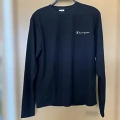 Champion ブラック 長袖 Tシャツ M
