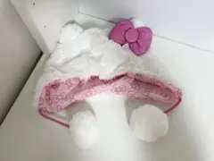 USJ ユニバ ハローキティ ファンキャップ 被り物 帽子 ピンク