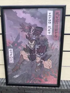 AVENGERS アイアンマン 浮世絵風 アートポスターのサムネイル