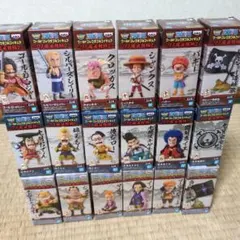 ワンピース ワールドコレクタブルフィギュア ワノ国回想編 まとめ売り　1〜3のサムネイル