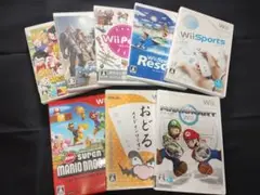 Wiiソフト7本セット スーパーマリオブラザーズ マリオカート　ワリオ　他
