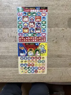 アニメキャラクター ステッカーシート 2枚セット