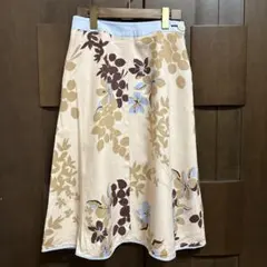 レディース膝丈フレアースカートのサムネイル