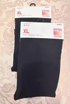 ユニクロ　ヒートテックニットタイツ　ブラック　XLサイズ　2足セット